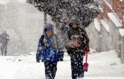 Flaş... Erzurum'da Okullara Kar Tatili