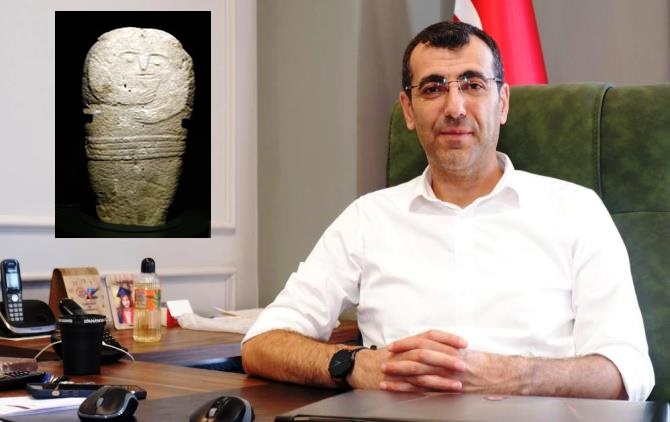 Erzurum Müzesinde 2 bin 500 yıllık 'Taş Baba' heykeli