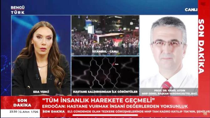 MHP’li Kamil Aydın, canlı yayın konuğu olarak katıldığı haber programında tüm Türkiye’yi ağlattı