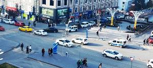 Erzurum trafiğine 1 ayda 3 bin 382 araç kaydı