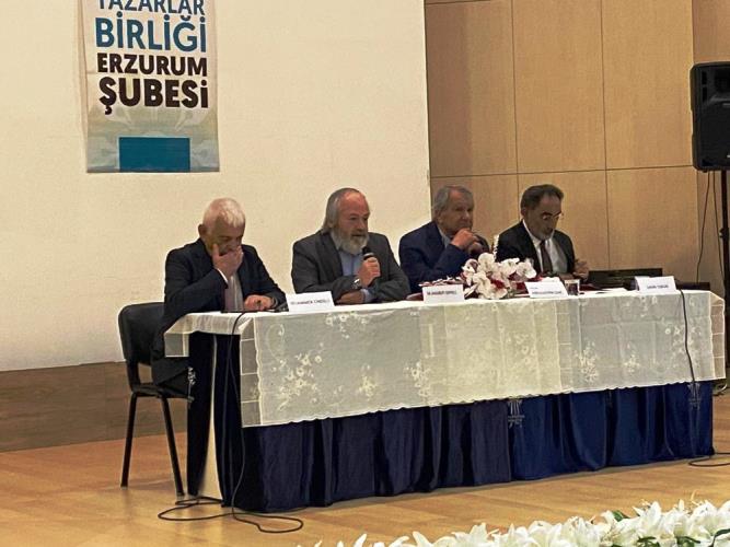 Erzurum'da Nevzat Kösoğlu paneli yapıldı