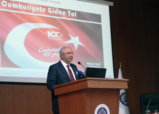 Atatürk Üniversitesi Tıp Fakültesinden Cumhuriyetin 100. yılına özel konferans