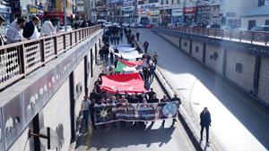 Osmanlı Ocakları Erzurum’da dünya Müslümanları için yürüdü