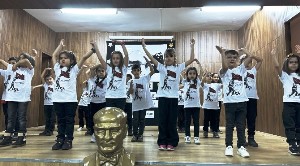 Kültür Kurumu İlkokulu öğrencileri Atatürk’ü andı