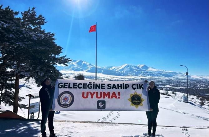 Polisten “Uyuşturucuya DUR de” çağrısı