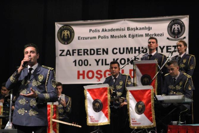 Polis Akademisi Orkestrası'ndan Erzurum’da unutulmaz konser