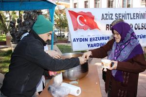 Erzurum lezzetleri Aydınlılara tanıtıldı