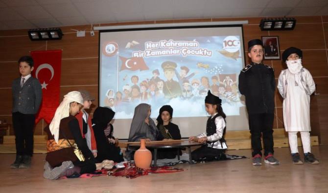 Öğrenciler "Tarih Yazan Çocuklar" programı ile beğeni topladı