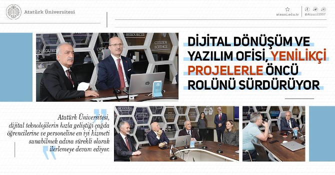 Dijital Dönüşüm ve Yazılım Ofisi, Yenilikçi Projelerle Öncü Rolünü Sürdürüyor