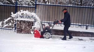 Erzurum güne karla uyandı