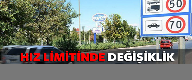 Şehir içinde hız limiti 90'a çıkıyor