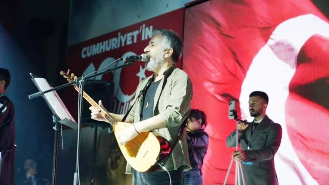 Erzurum’da, Cumhuriyetin 100. yılında Bozkurt’un hür sedası konseri