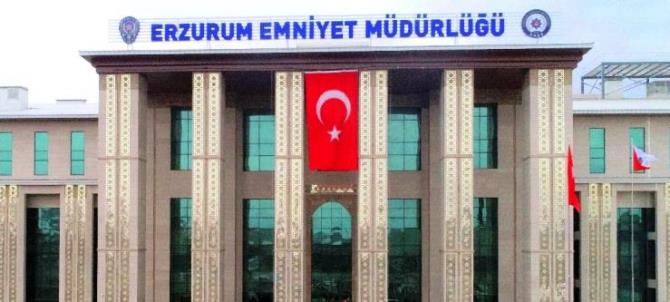 Erzurum Emniyet Müdürlüğü’nde FETÖ operasyonu