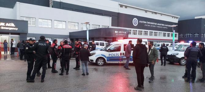 Erzurum'da hasta yakınları, sağlıkçılara ve polise saldırdı