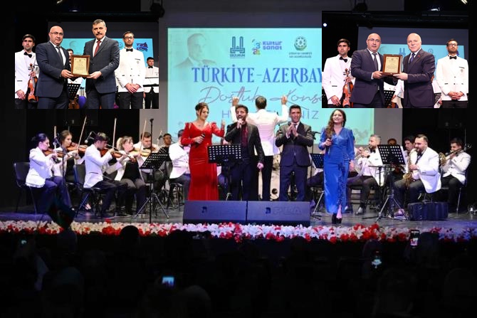 Türkiye-Azerbaycan Erzurum'da tek yürek oldu