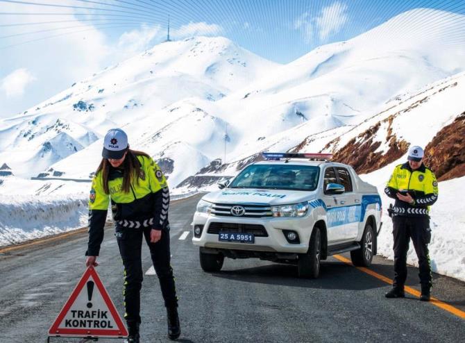 Erzurum’da kent merkezinde bir ayda 149 trafik kazası