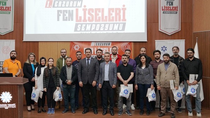 1. Fen Liseleri Sempozyumu’nun kapanış programı gerçekleştirildi