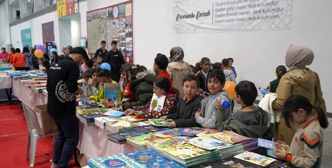 DOĞU ANADOLU ERZURUM 6. KİTAP FUARI YOĞUN İLGİ GÖRDÜ