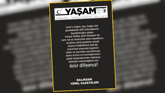 KGK: Gazeteden ve haberden tasarruf olmaz