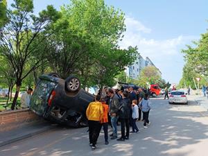 Erzurum’da trafik kazası: 6 yaralı