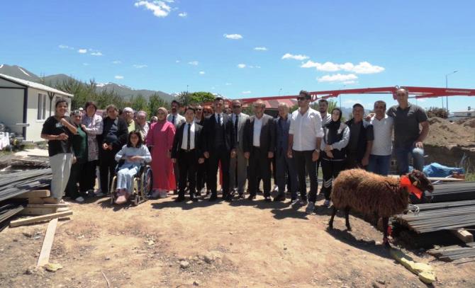 Erzurum engelsiz yaşam merkezi gündüzlü bakım ünitesi projesinin temeli atıldı