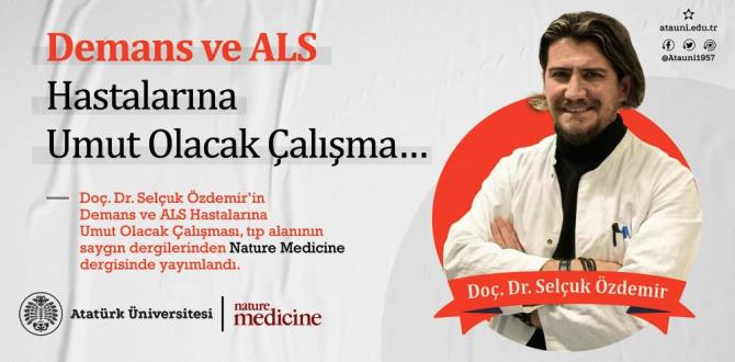 Demans ve ALS hastalarına umut olacak çalışma