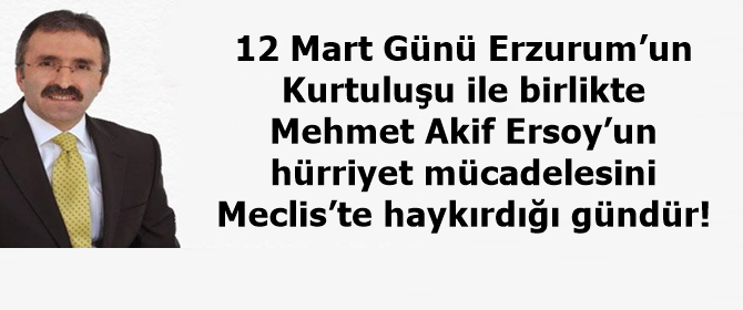 AK Parti Milletvekili Yavilioğlu'ndan Kurtuluş Mesajı