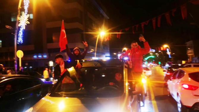 Erzurum’da milli coşku