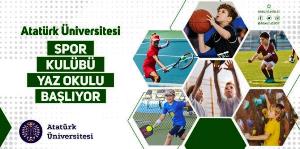 Atatürk Üniversitesi Spor Kulübü yaz okulu başlıyor