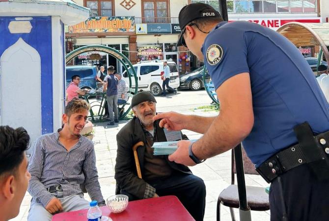 Hınıs polisinden vatandaşa broşürlü uyarı