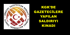 KGK'DE GAZETECİLERE YAPILAN SALDIRIYI KINADI