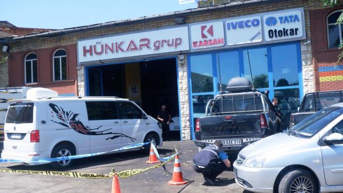 Erzurum'da iş yerine kurşun yağmuru