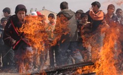 Karaçoban Ve Tekman İlçelerinde Nevruz Kutlandı