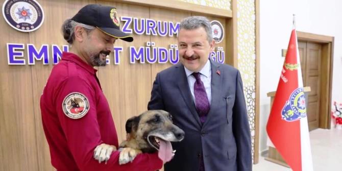 Narkotik köpeği Eris'e duygu yüklü veda paylaşımı