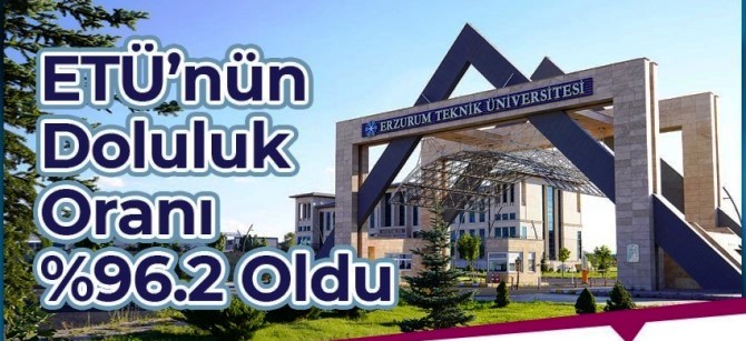 ETÜ’nün doluluk oranı yüzde 96.2 oldu