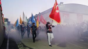 Erzurum'da polis adaylarının mezuniyet heyecanı