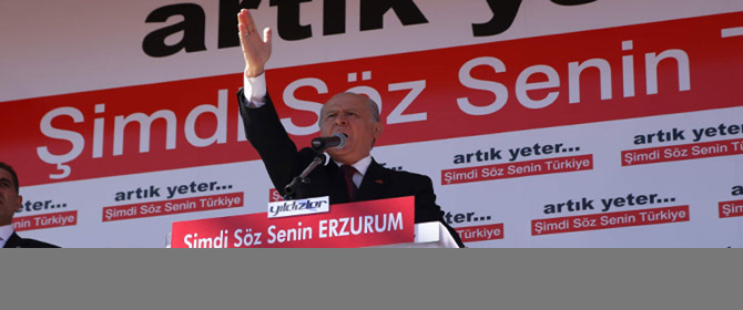 Devlet Bahçeli Erzurum'da Sert Konuştu!...