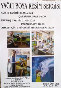 Ressam Fesih Özyurt 14’nci kişisel sergisini açıyor