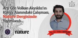 Kimya alanındaki çalışması, Nature dergisinde yayımlandı