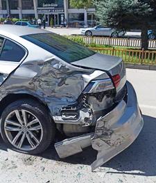 Erzurum’da trafik kazasında yürekler ağza geldi