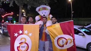 Erzurum'da Galatasaray taraftarının galibiyet coşkusu