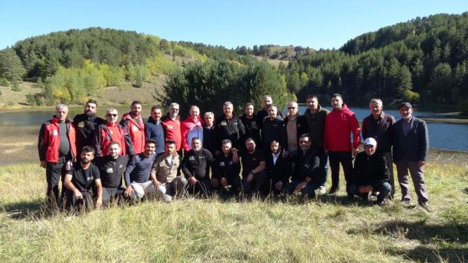 Erzurum'da off-roadçular "Yaza veda, kışa merhaba" dedi