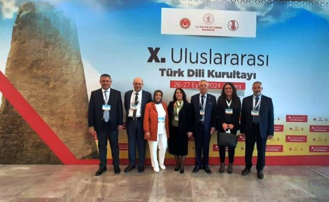 Atatürk Üniversitesi X. Uluslararası Türk Dili Kurultayı'na katılım