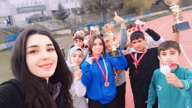 Aşkale atletizmde başarısını sürdürüyor