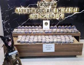 Erzurum’da uyuşturucu operasyonu