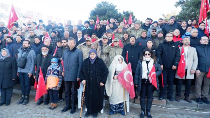 Erzurum'da 147 yıl önceki kahramanlık ruhu bir kez daha yaşatıldı