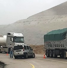 Aşkale’de trafik kazası: 1 yaralı