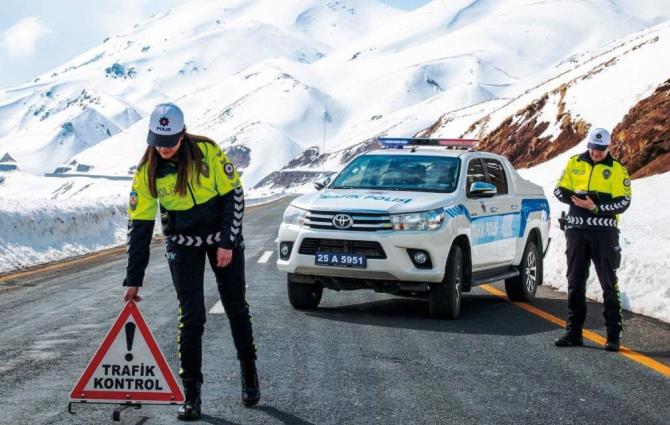 Erzurum’da 10 ayda bin 579 trafik kazası