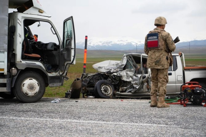 Erzurum’da jandarma bölgesinde bir ayda 25 trafik kazası