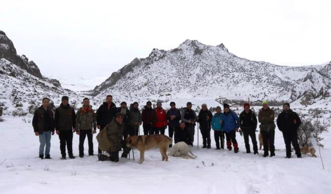 Erzurum'da doğaseverler yaban hayatını unutmadılar